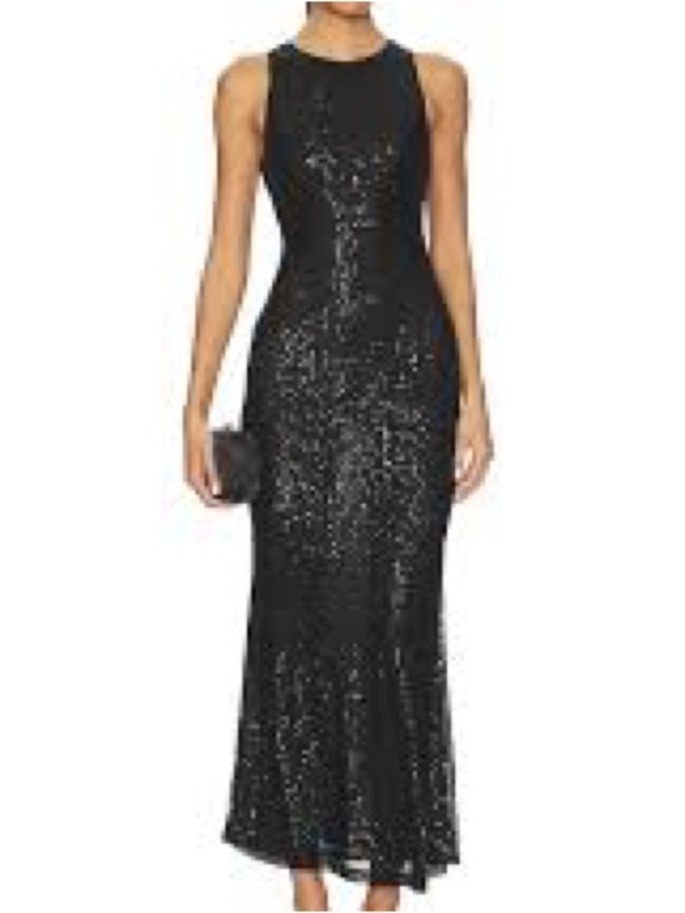 Vintage Bebe disco dot maxi dress Sequin size small